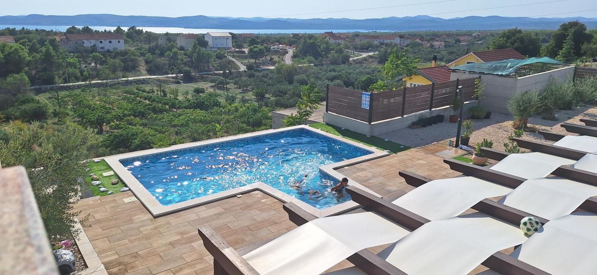 Villa Scolopax Rusticola Skradin With Heated Pool 外观 照片